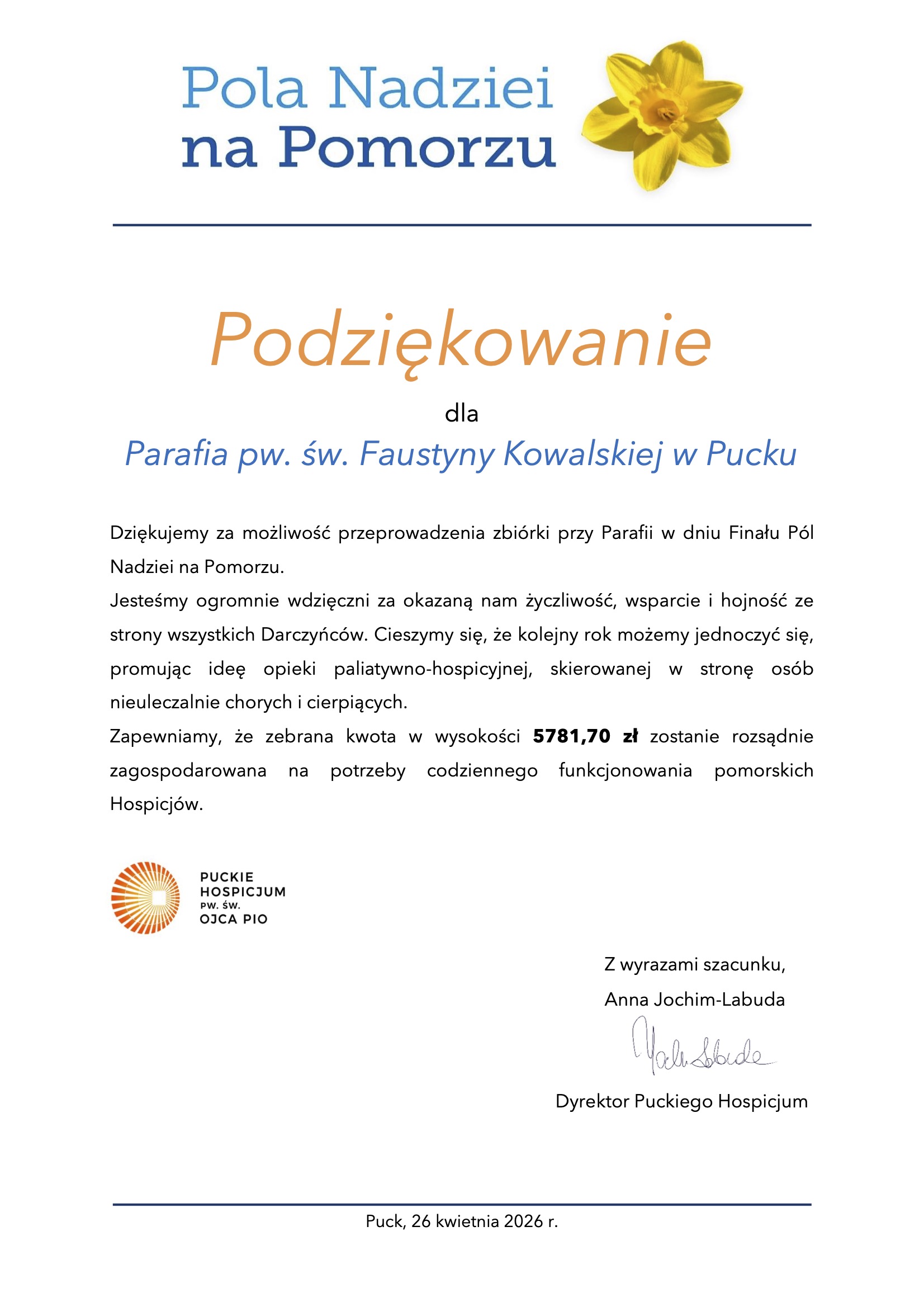 Polna Nadziei na Pomorzu