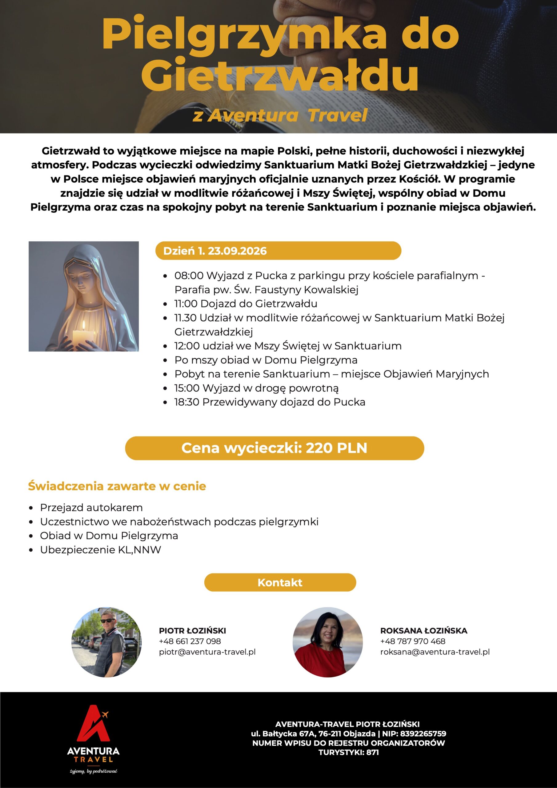 Pielgrzymka do Gietrzwałdu